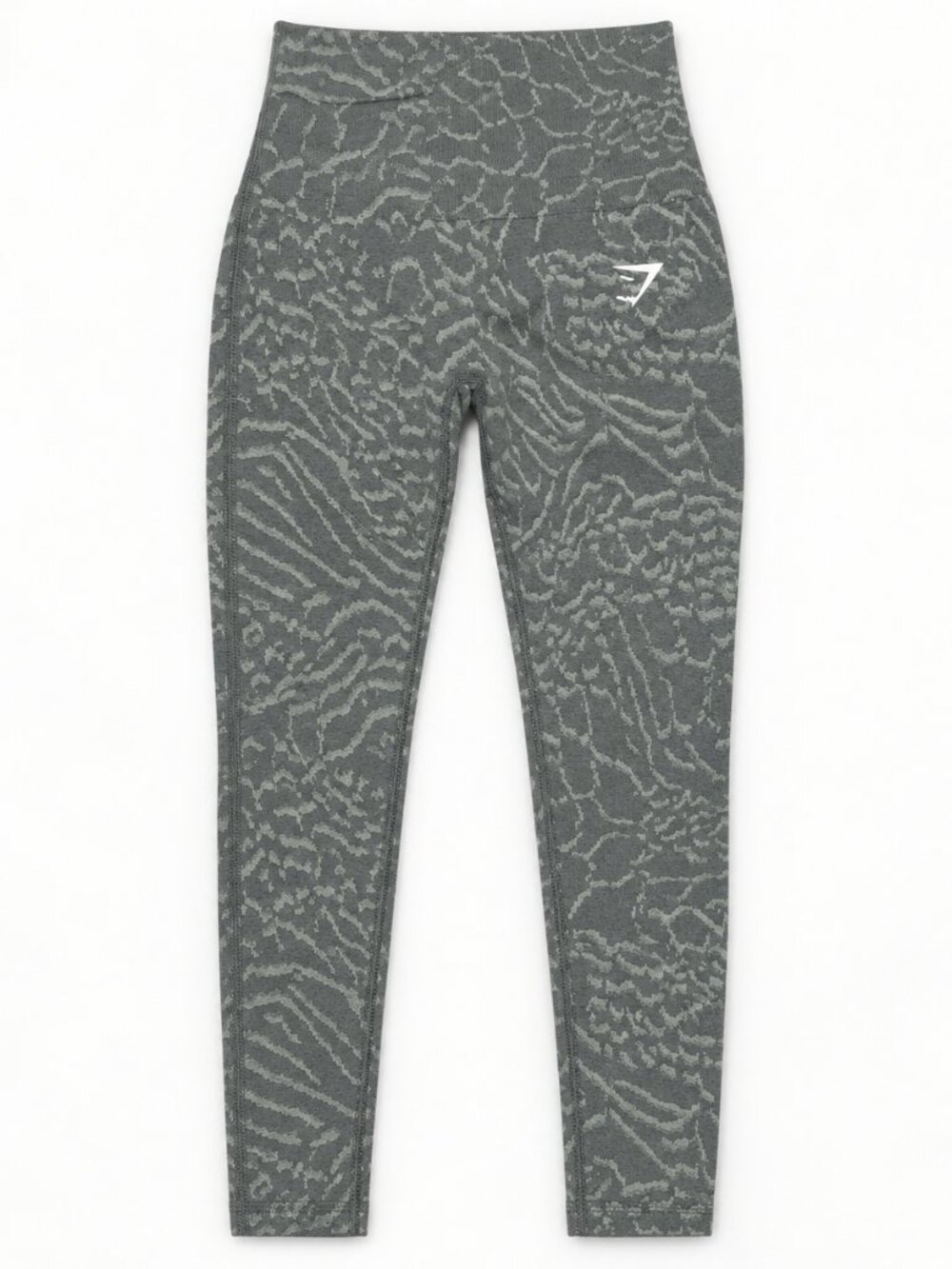 Gymshark Adapt Animal Seamless Leggings Asphalt Grey Black